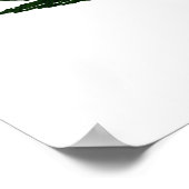 Zaal zonder boeken poster (Hoek)