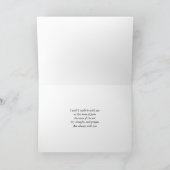 Zaalkaars voor condoleance kaart (Binnen)