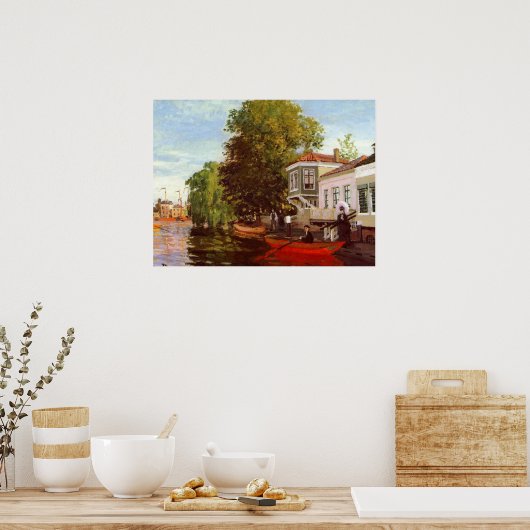 Zaan in Zaandam Poster (Keuken)