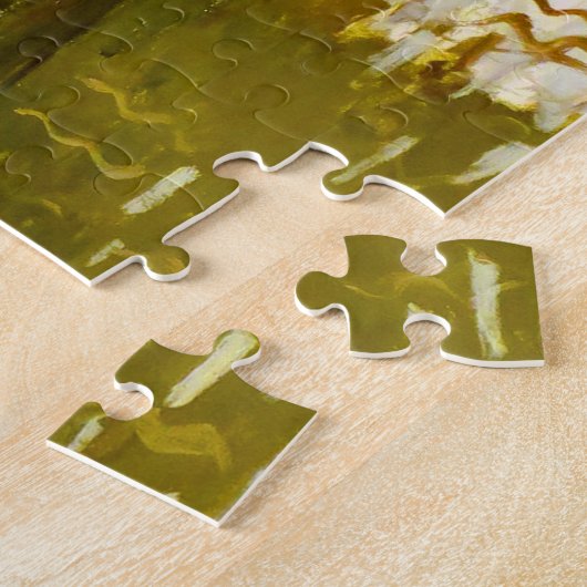 Zaandam Canal Monet Fine Art Legpuzzel (Zijkant)