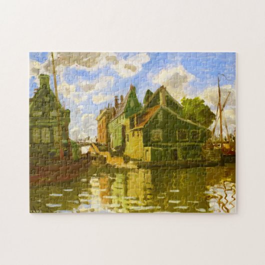 Zaandam Canal Monet Fine Art Legpuzzel (Horizontaal)