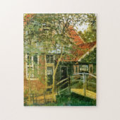 Zaandam Little Bridge Monet Fine Art Legpuzzel (Verticaal)