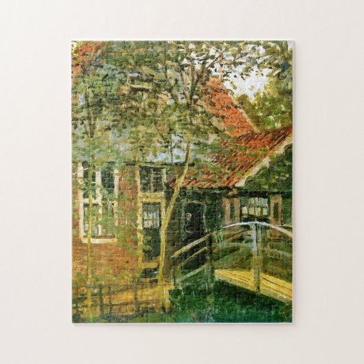 Zaandam Little Bridge Monet Fine Art Legpuzzel (Verticaal)