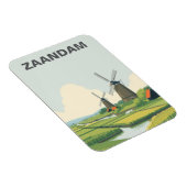 Zaandam Nederland Windmolens Reizen Magneet (Rechterzijde)
