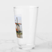 Zaanse Schans Molen Aquarel Nederlands Erfgoed Glas (Links)