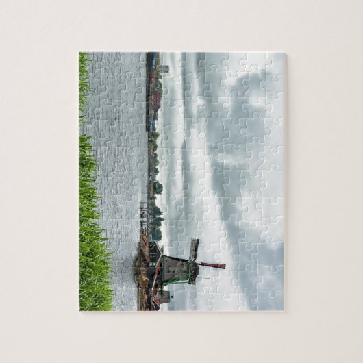 zaanse schans , Nederland Legpuzzel (Verticaal)