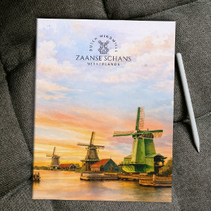 Zaanse Schans Nederland Windmolens   Reizen Briefkaart