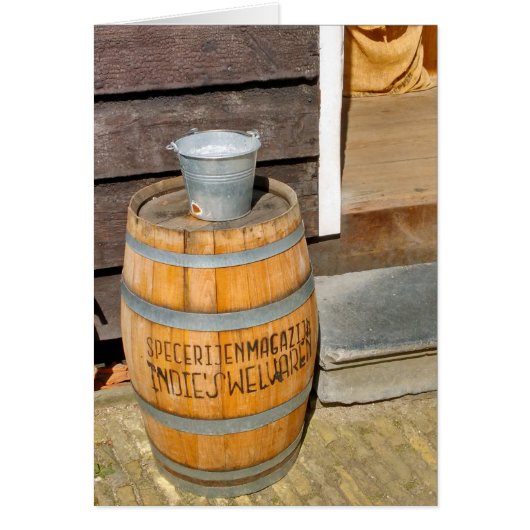 Zaanse Schans Spice Warehouse Barrel (Voorkant)