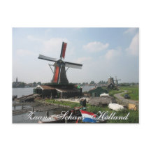 Zaanse Schans Windmill Briefkaart