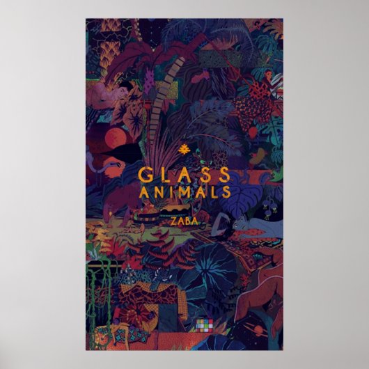 zaba-glas poster (Voorkant)