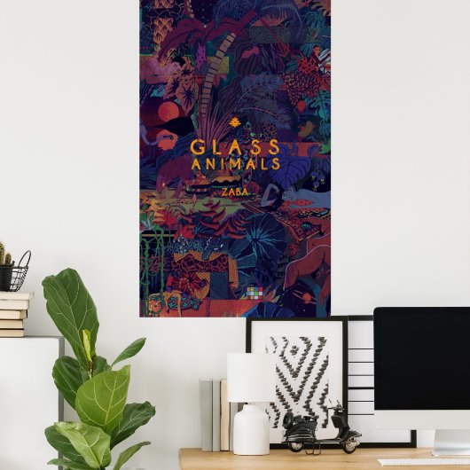 zaba-glas poster (Thuiskantoor)