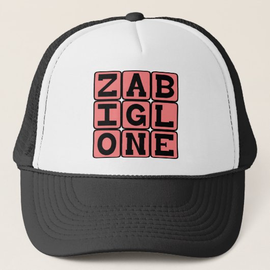 Zabiglone, Italiaans dessert Trucker Pet (Voorkant)