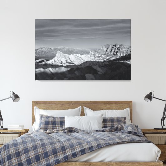 Zabriskie Point Canvas Afdruk (Insitu (Slaapkamer))