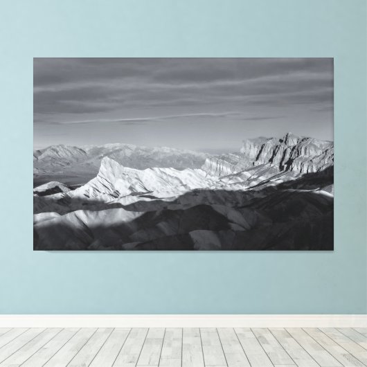 Zabriskie Point Canvas Afdruk (Insitu (Houten vloer))