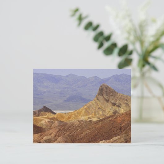 Zabriskie Point Death Valley Deserts Briefkaart (Staand voorkant)