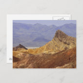 Zabriskie Point Death Valley Deserts Briefkaart (Voorkant / Achterkant)