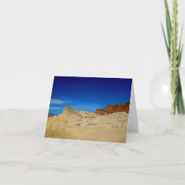 Zabriskie Point, Death Valley Note Card Kaart