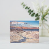 Zabriskie Point in Death Valley Briefkaart (Staand voorkant)