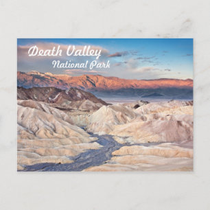Zabriskie Point in Death Valley Briefkaart