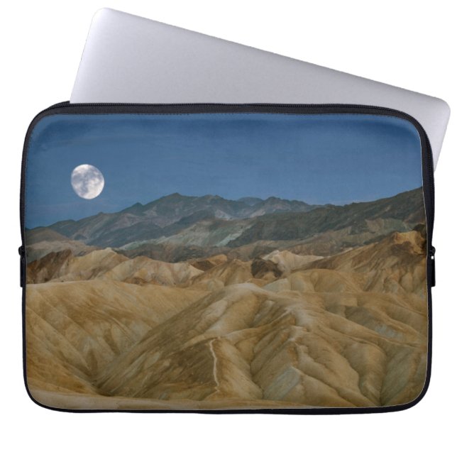 Zabriskie Point | Nationaal park Death Valley Laptop Sleeve (Voorkant)