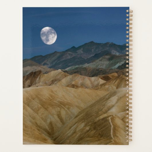 Zabriskie Point | Nationaal park Death Valley Planner (Achterkant)