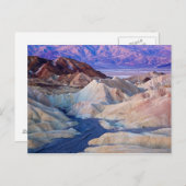 Zabriskie Point voor zonsopgang Briefkaart (Voorkant / Achterkant)
