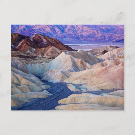 Zabriskie Point voor zonsopgang Briefkaart (Voorkant)