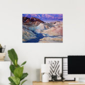 Zabriskie Point voor zonsopgang Poster (Thuiskantoor)