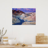 Zabriskie Point voor zonsopgang Poster (Keuken)