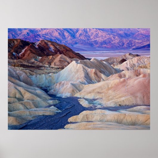Zabriskie Point voor zonsopgang Poster (Voorkant)