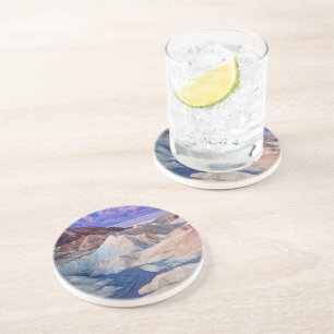 Zabriskie Point voor zonsopgang Zandsteen Onderzetter