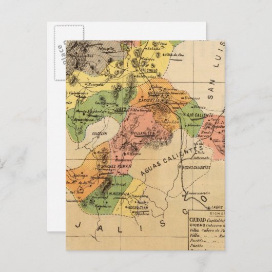 Zacatecas, Mexico Briefkaart (Voorkant / Achterkant)