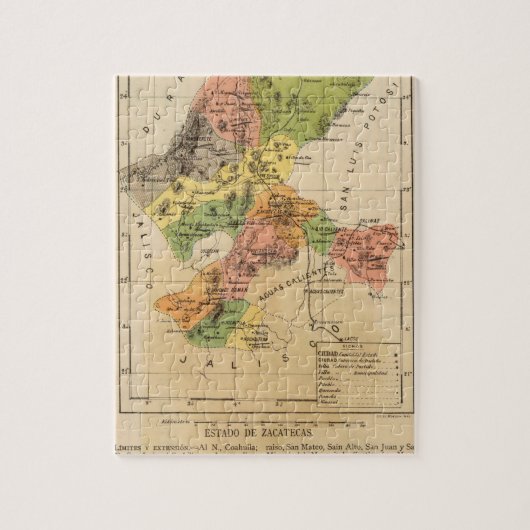 Zacatecas, Mexico Legpuzzel (Verticaal)