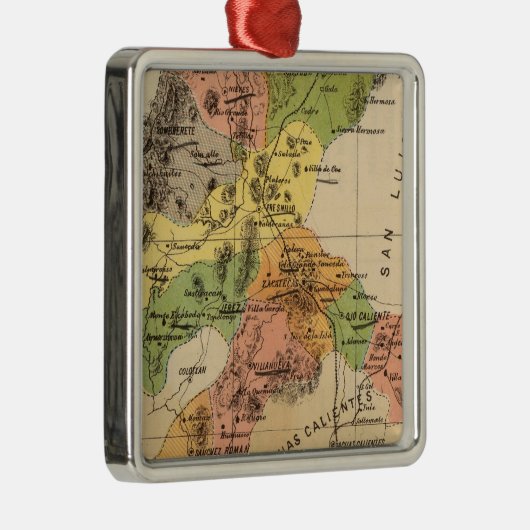 Zacatecas, Mexico Metalen Ornament (Rechts)