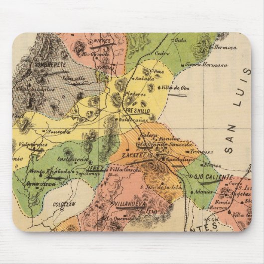 Zacatecas, Mexico Muismat (Voorkant)