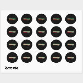 Zacatecas Mexico Ronde Sticker (Vel)