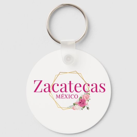 Zacatecas Mexico Travel Destination Bridesmaid Sleutelhanger (Voorkant)