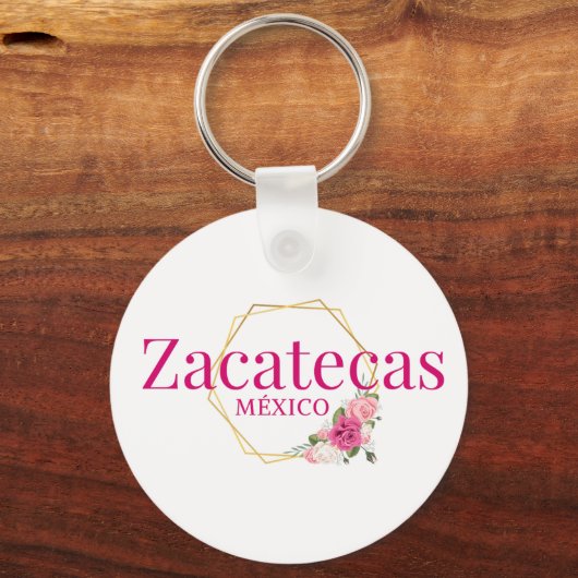 Zacatecas Mexico Travel Destination Bridesmaid Sleutelhanger (Voorkant)