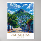 Zacatecas Poster - Bufa Hill Print - Zacatecas Muu (Voorkant)