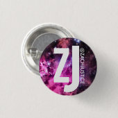 Zach Justice Galaxy Button (Voorkant /achterkant)