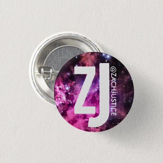 Zach Justice Galaxy Button (Voorkant /achterkant)