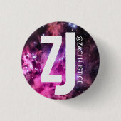 Zach Justice Galaxy Button (Voorkant)