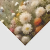 Zach Landschapsdecoupage van Wilde Bloemen Vallei Tissuepapier (Detail)