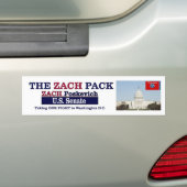 Zach Pack-bumperstickers! Bumpersticker (Op auto)
