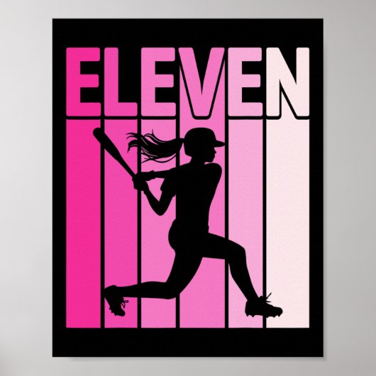 Zach verjaardagsfeestje Softll Speler Elf Jaar Oud Poster (Voorkant)