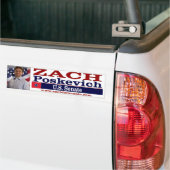 Zach voor de Senaat Bumpersticker (Op Truck)