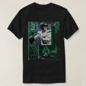 Zach Wilson Football Paper   T-shirt (Design voorkant)