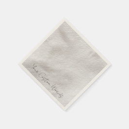 Zach witte fijne geweven papier textuurpatroon servet