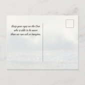 Zacharia 4:6 Door Mijn Geest zegt de Here: Bijbel Briefkaart (Achterkant)