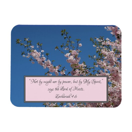 Zacharia 4 kersenboom magneet (Horizontaal)